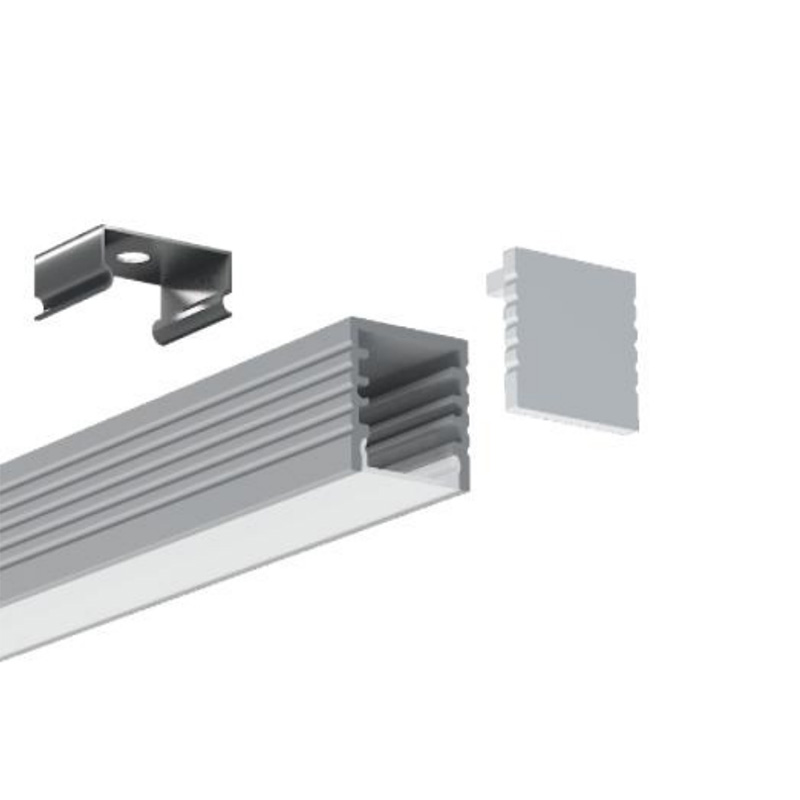 Mini LED Aluminum Channel Profiles For 10mm LED Strip Lighting
